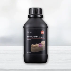 Flasche FotoDent cast – violettes 3D-Druckharz für rückstandsloses Ausbrennen im dentalen CAD/Cast-Verfahren